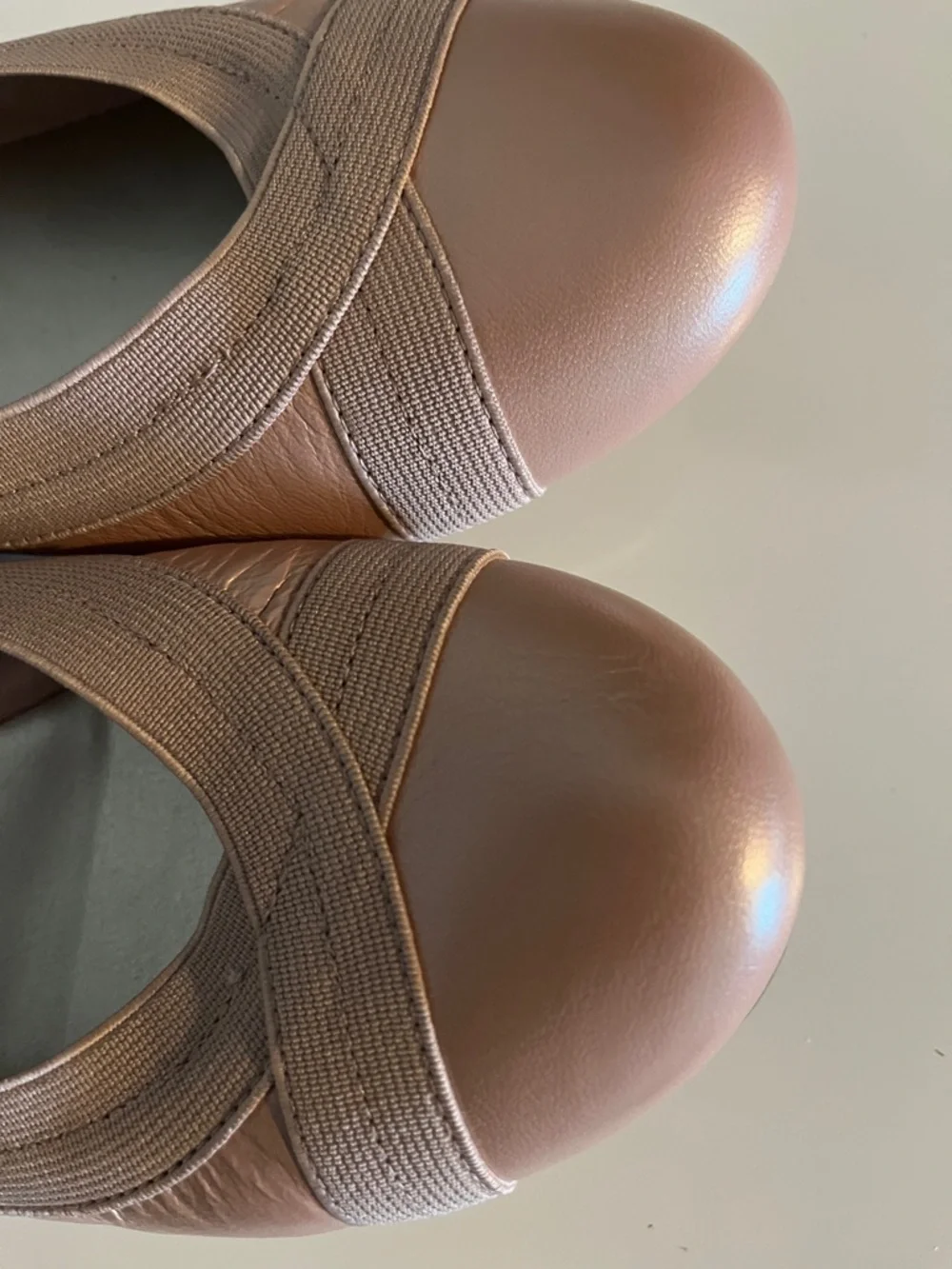 Anne Klein Sport Rose Gold Ballet Flats Comfortable Feminine Size 9‎